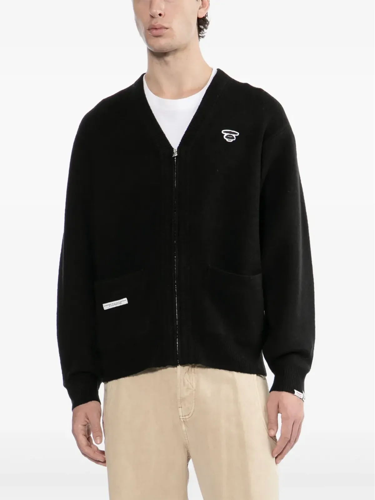 AAPE BY *A BATHING APE® ムーンフェイス カーディガン - 画像3
