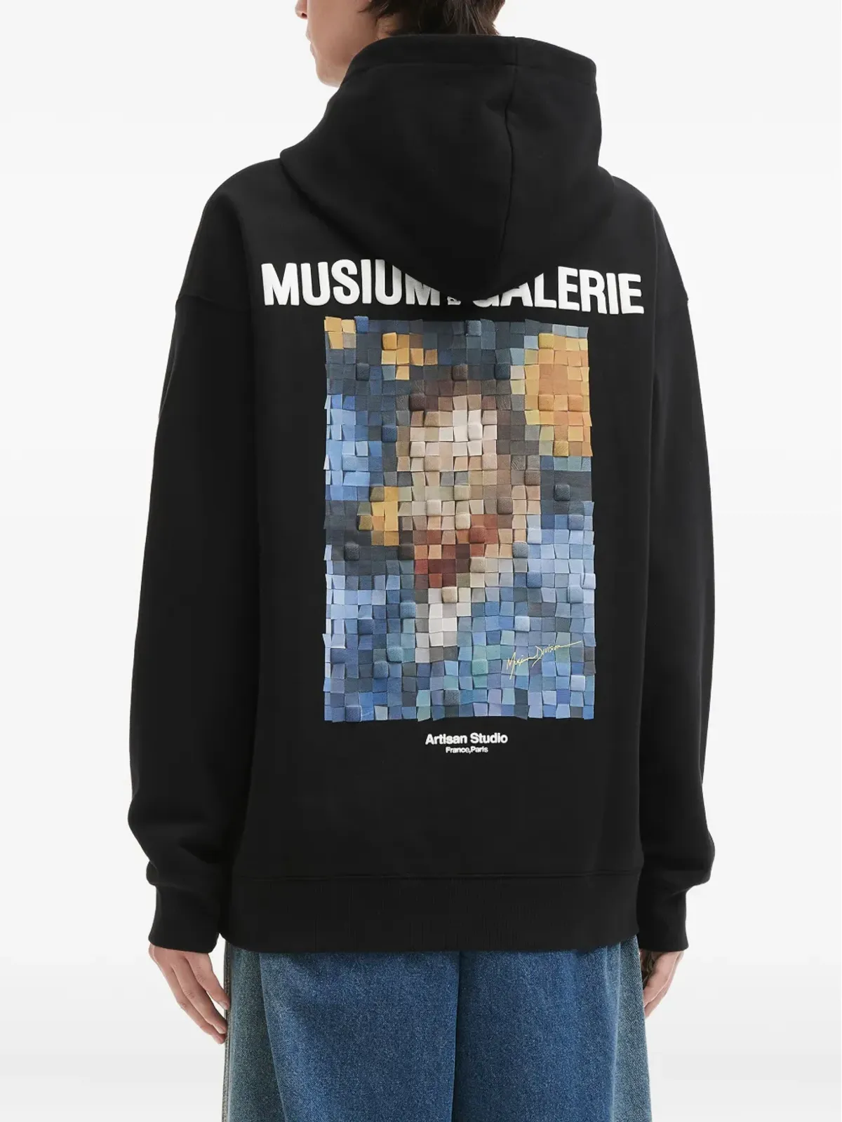 Musium Div. ピクセルプリントフーディ - 画像4