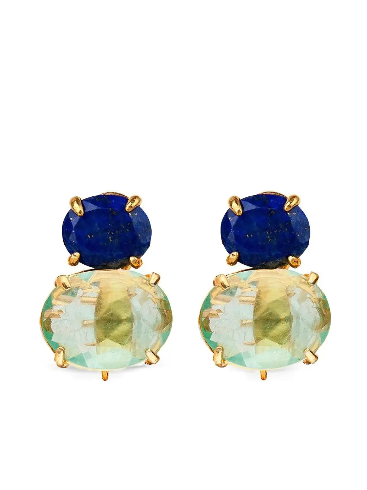 Bounkit Jewelry クォーツドロップイヤリング - 画像1