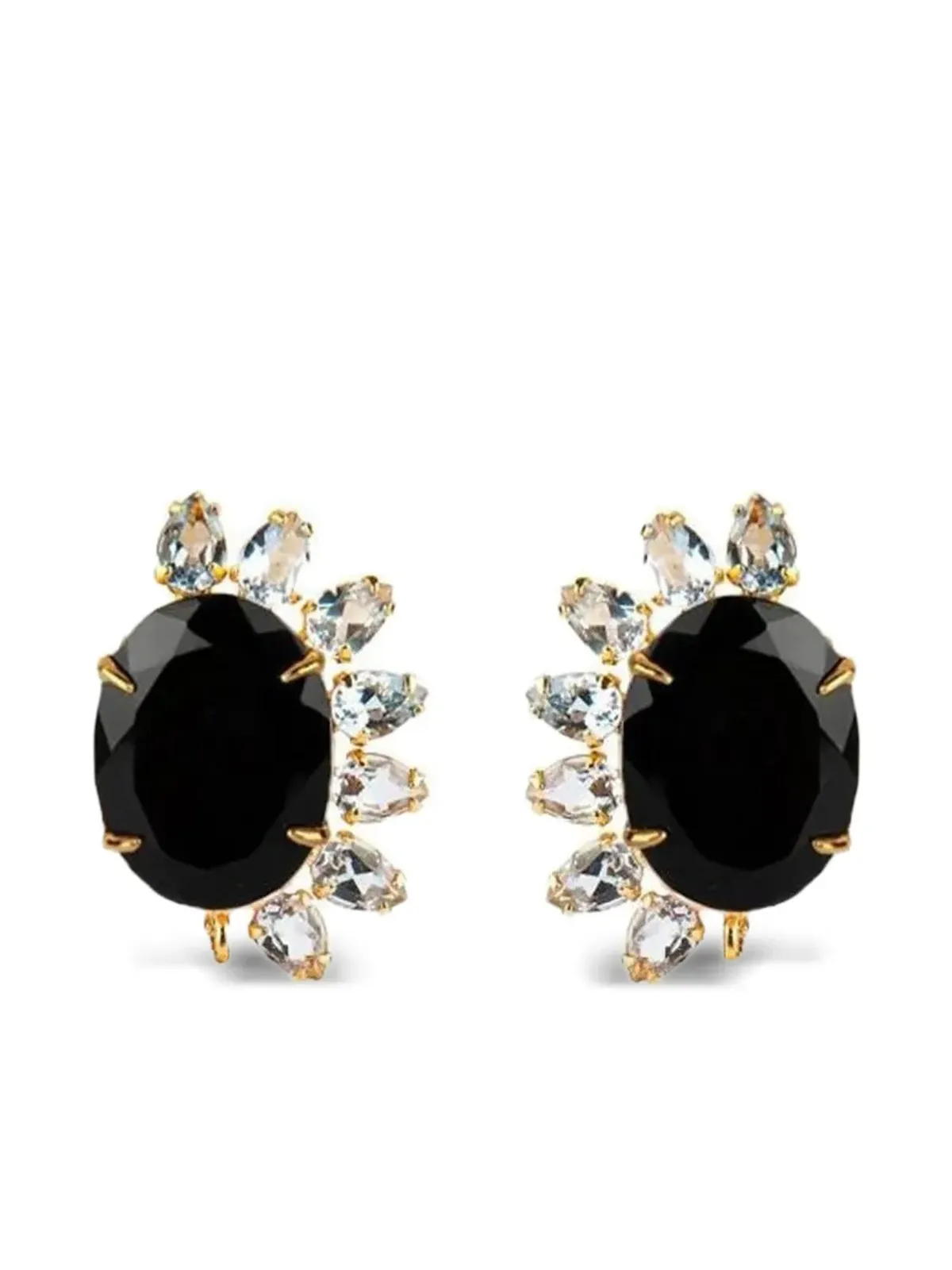 Bounkit Jewelry 宝石をあしらったイヤリング - ゴールド - 画像4