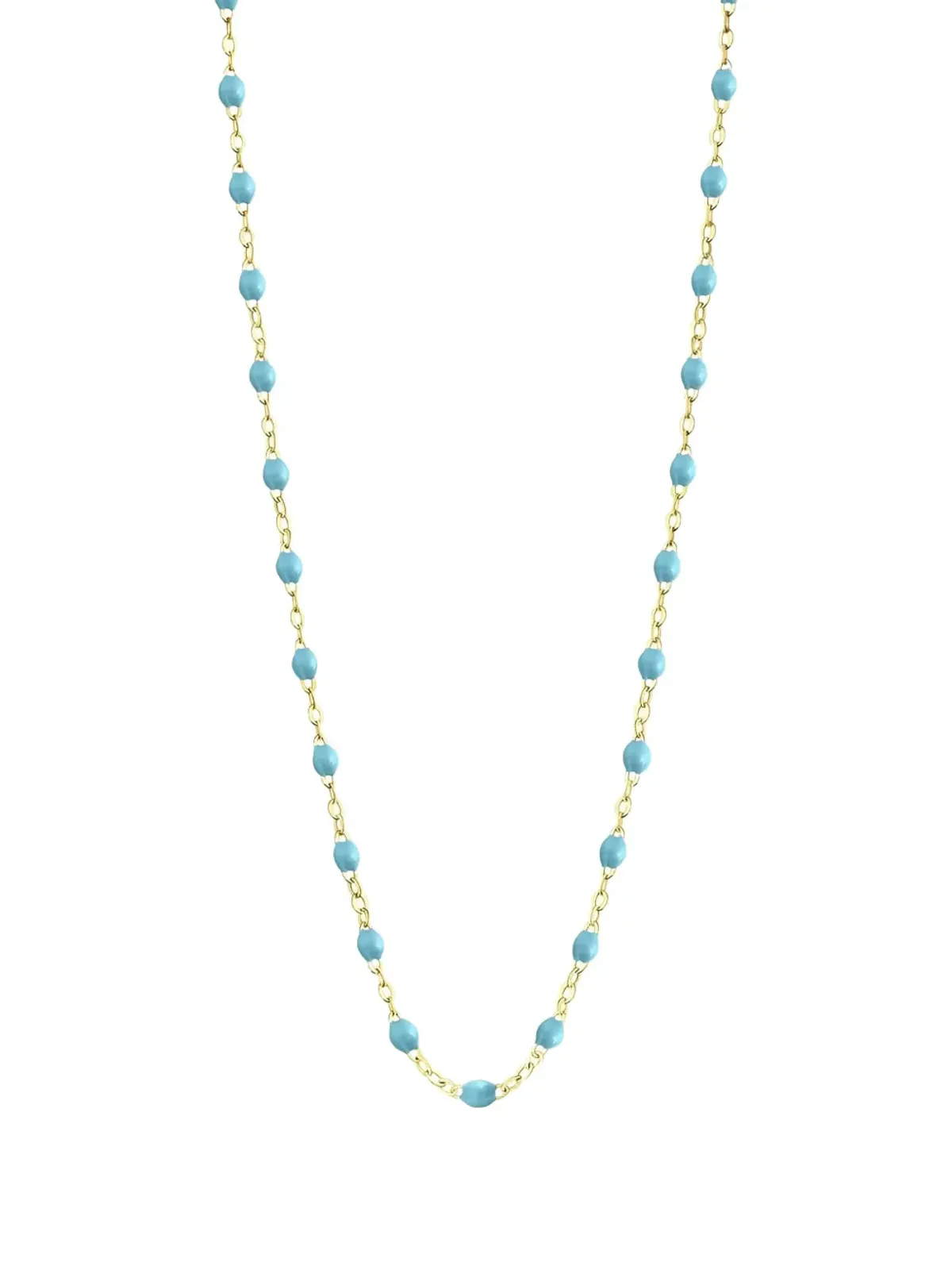 Gigi Clozeau 18K イエローゴールド クラシック ターコイズ ネックレス - 画像1