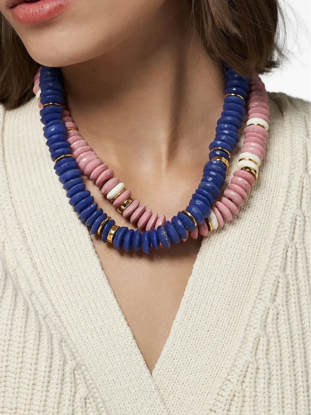 Lizzie Fortunato Laguna beaded necklace - 画像2