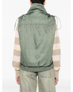 PINKO ノースリーブ ジップフロント ジレ - グリーン - サムネイル4