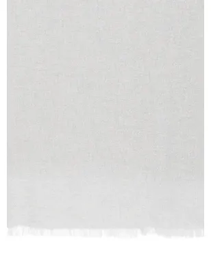 Le Tricot Perugia fringed scarf - White - サムネイル3