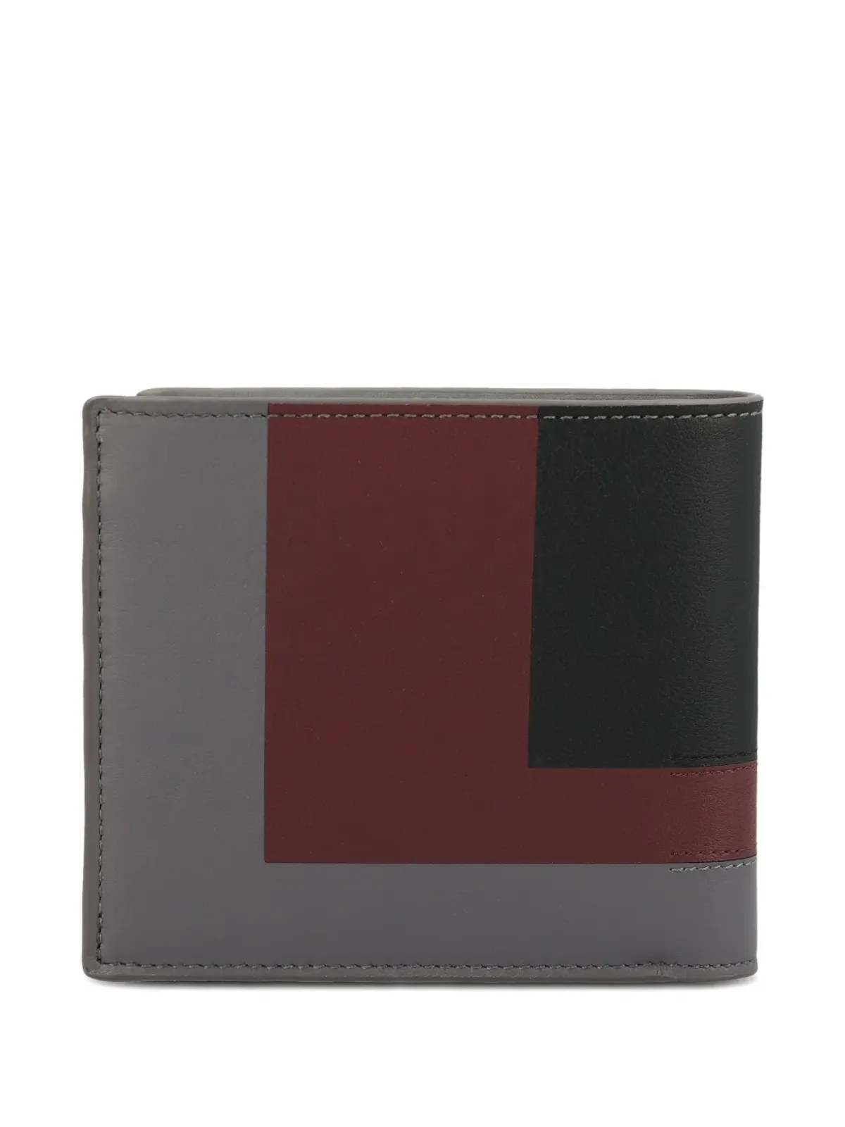 LOEWE カーフスキンパネルド二つ折りウォレット - ブラック - 画像2