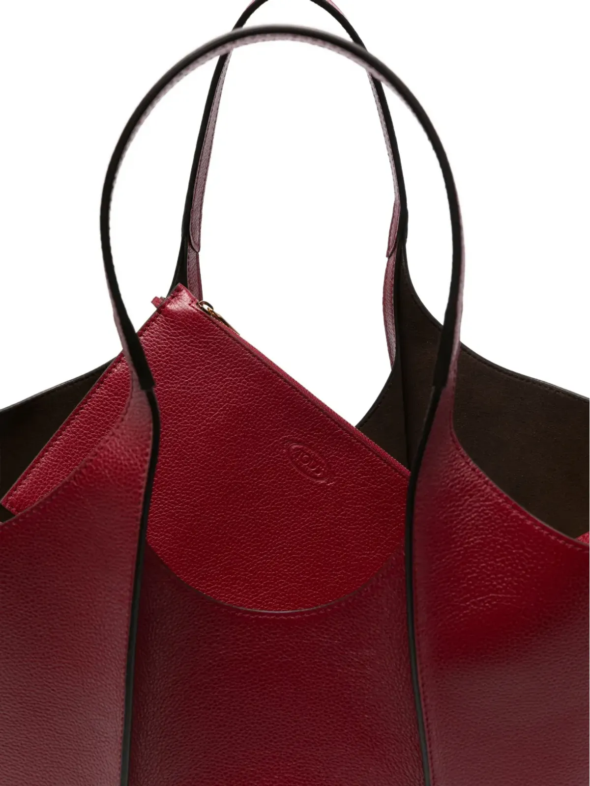 Tod's T-logo レザー ショルダーバッグ - 画像5