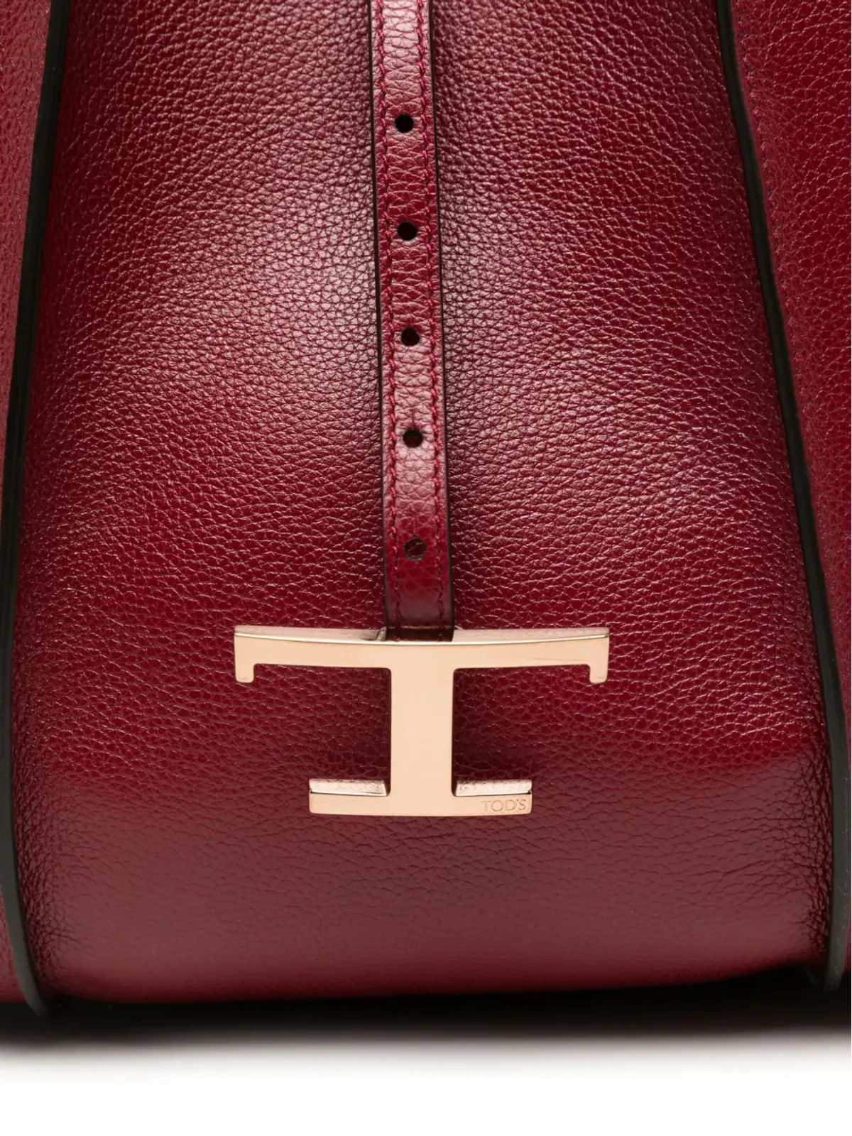 Tod's T-logo レザー ショルダーバッグ - 画像4