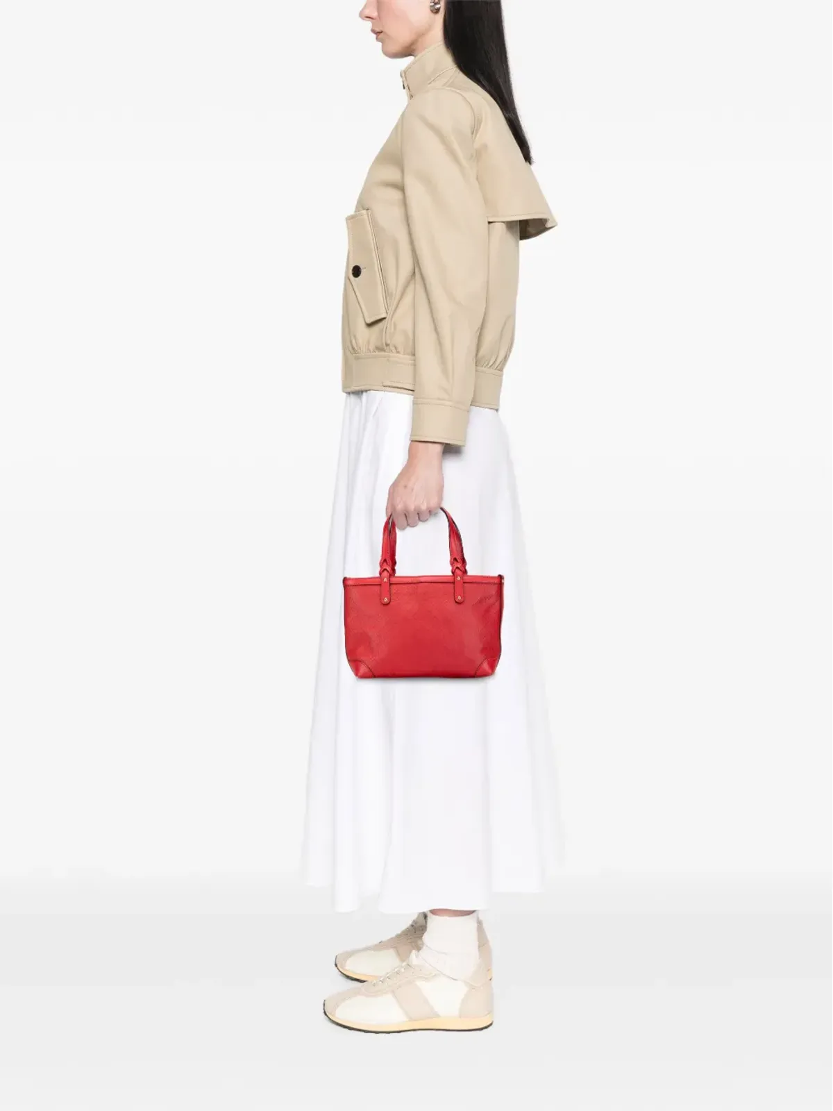 Gucci Pre-Owned ダイヤモンテ レザー・クラフト トートバッグ - レッド - 画像2