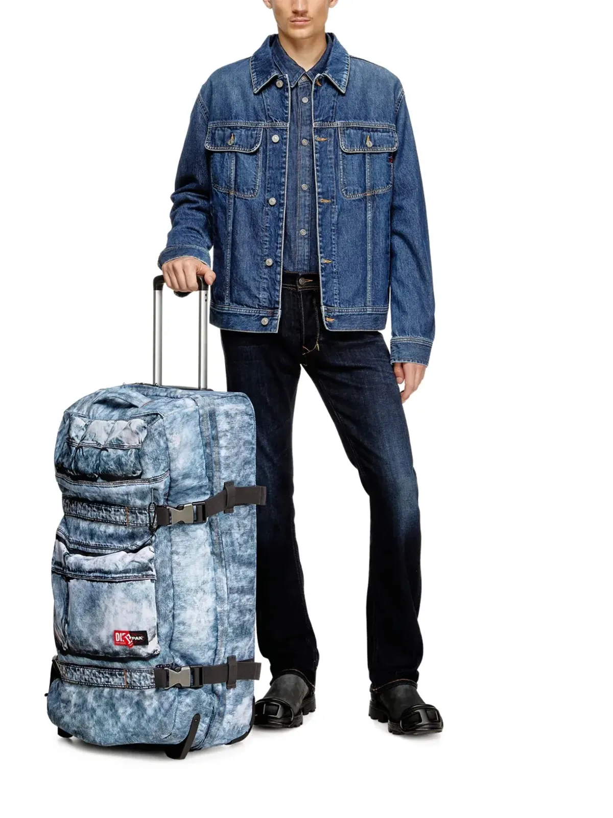 Eastpak x Diesel 大型 Transit'R L デニム風ラゲージ - 画像2