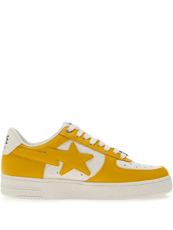 A BATHING APE® A BATHING APE® 星モチーフのレザースニーカーの商品画像
