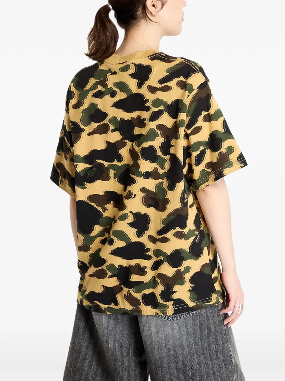 A BATHING APE® 1stカモフラージュ・ワンポイントTシャツ - 画像3