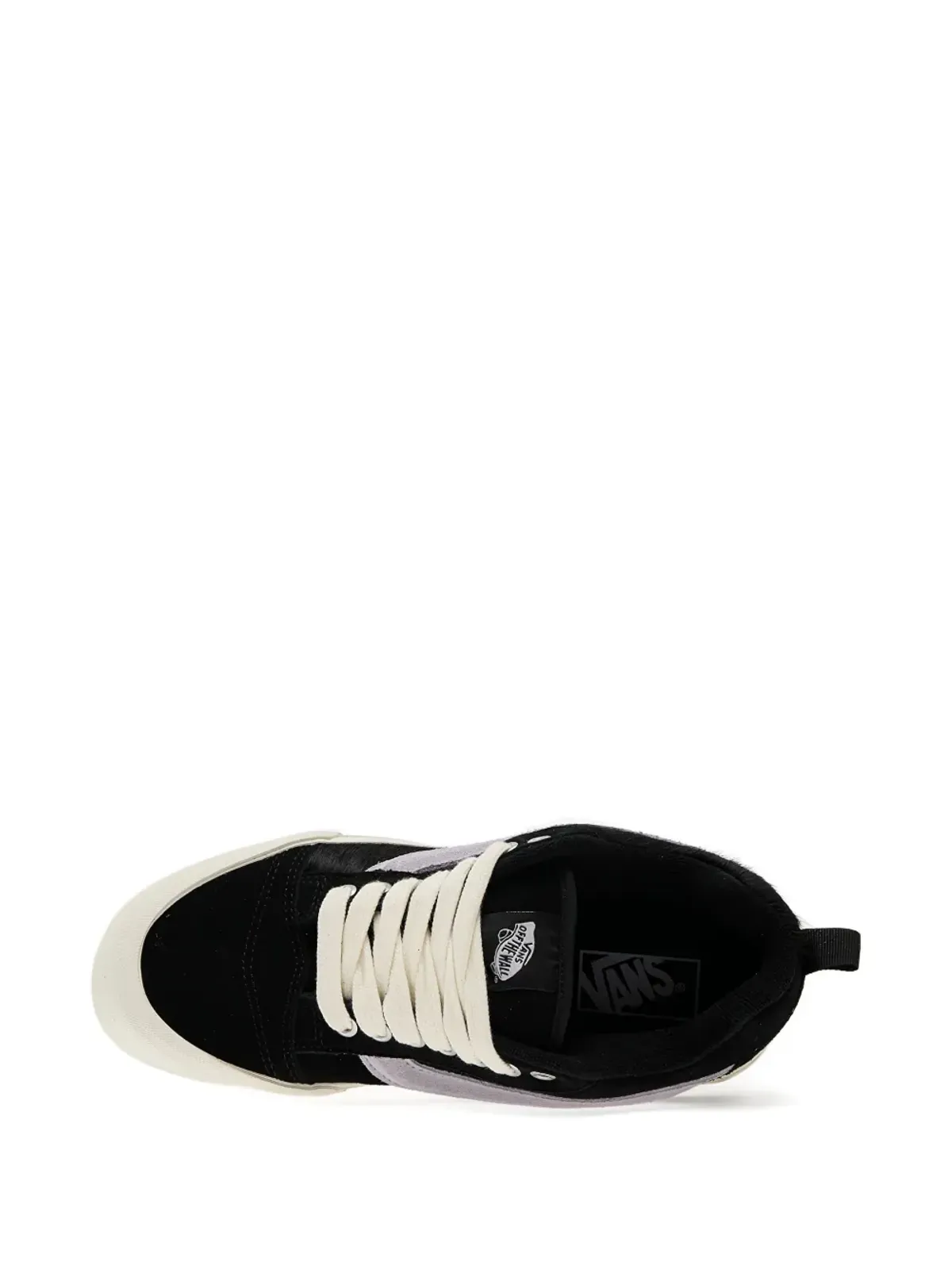 Vans スウェードパネルスニーカー（ブラック） - 画像4