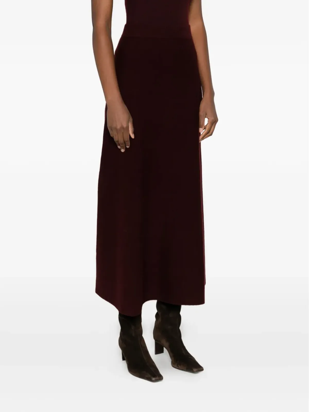 Max Mara ギベルナ編みマキシスカート - 画像3