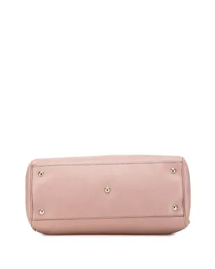Gucci ビンテージ ミディアム カーフスキン バンブー ショッパーサッチェル - ピンク - サムネイル4