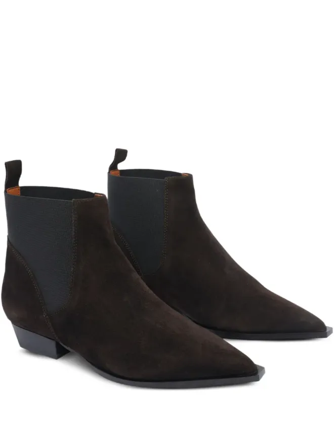 ANGEL ALARCON ANGEL ALARCON ポインテッドトゥ アンクルブーツの商品画像