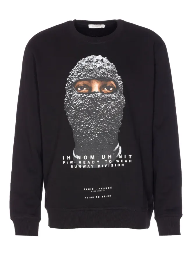 Ih Nom Uh Nit Ih Nom Uh Nit マスクプリント スウェットシャツの商品画像