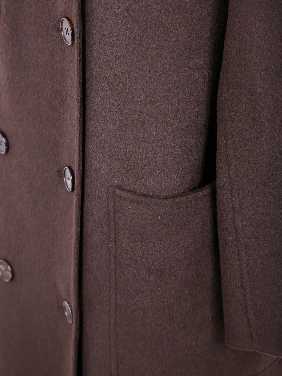 Filippa K ダブルブレスト ウールコート - ブラウン - 画像3