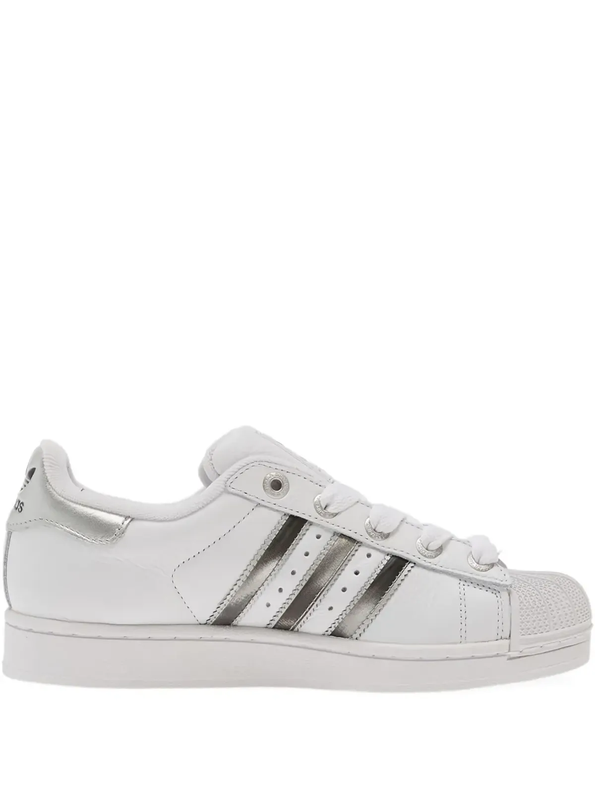 adidas スーパースター II メタリックストライプスニーカー - 画像1