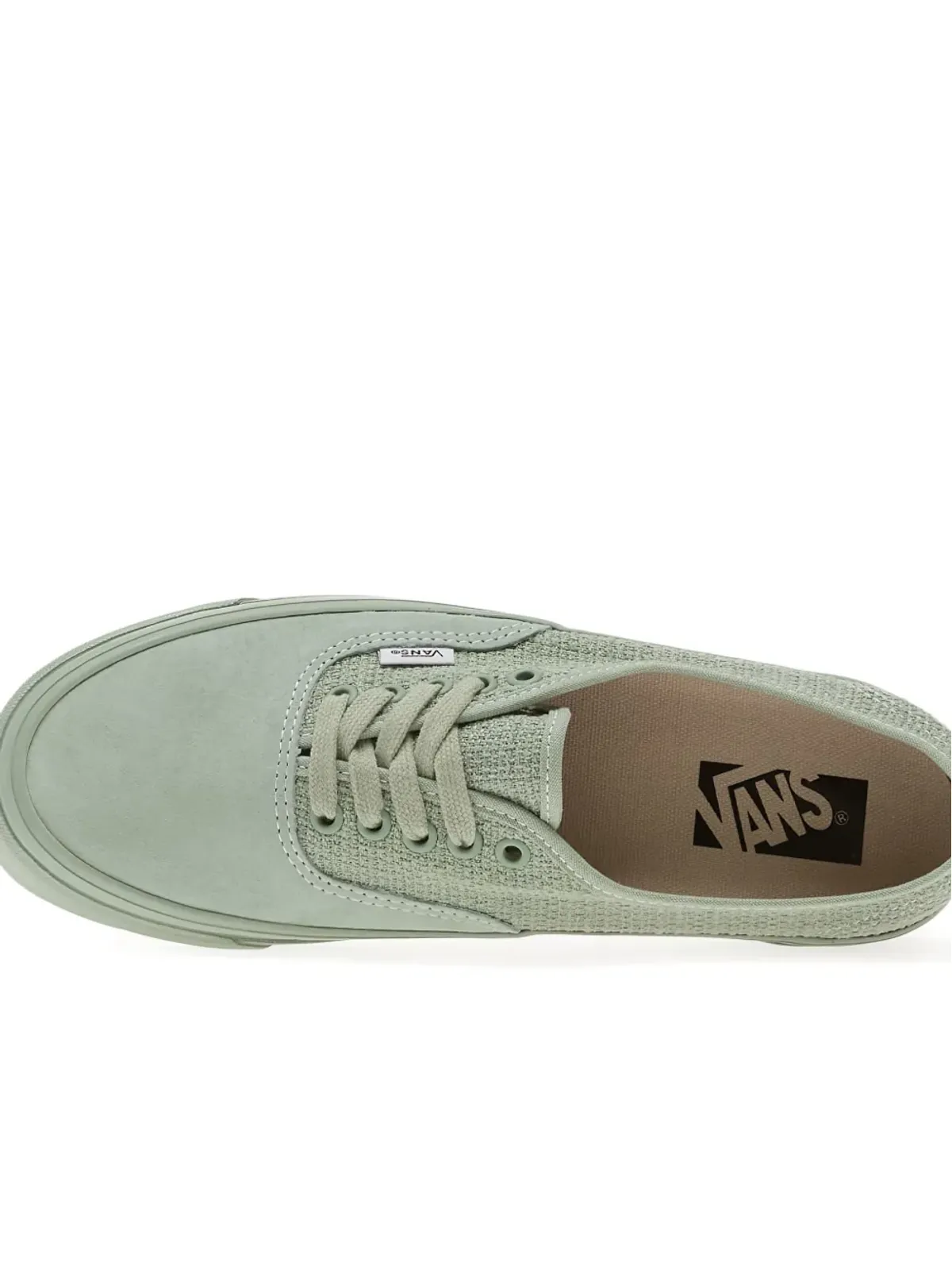Vans LX Authentic 44 スエード織りスニーカー グリーン - 画像4