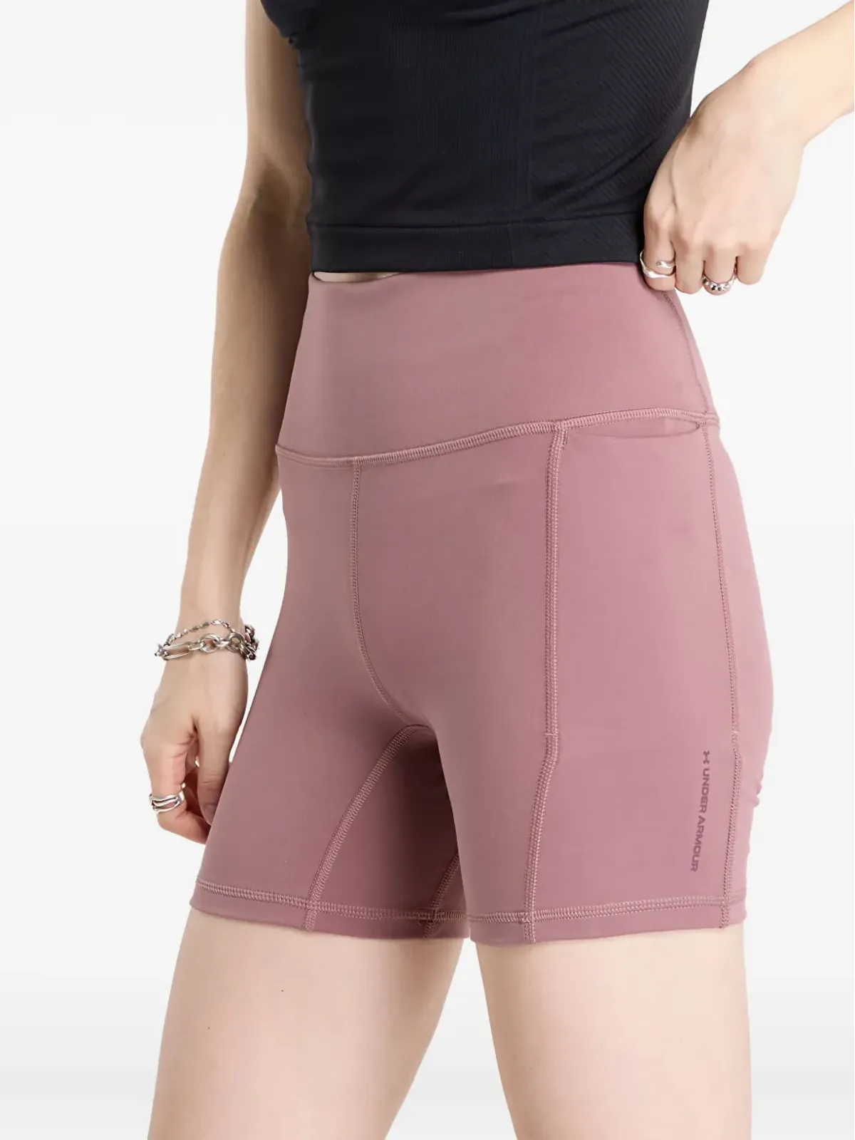 Under Armour プロジェクトロック ハイウエストショーツ - 画像4