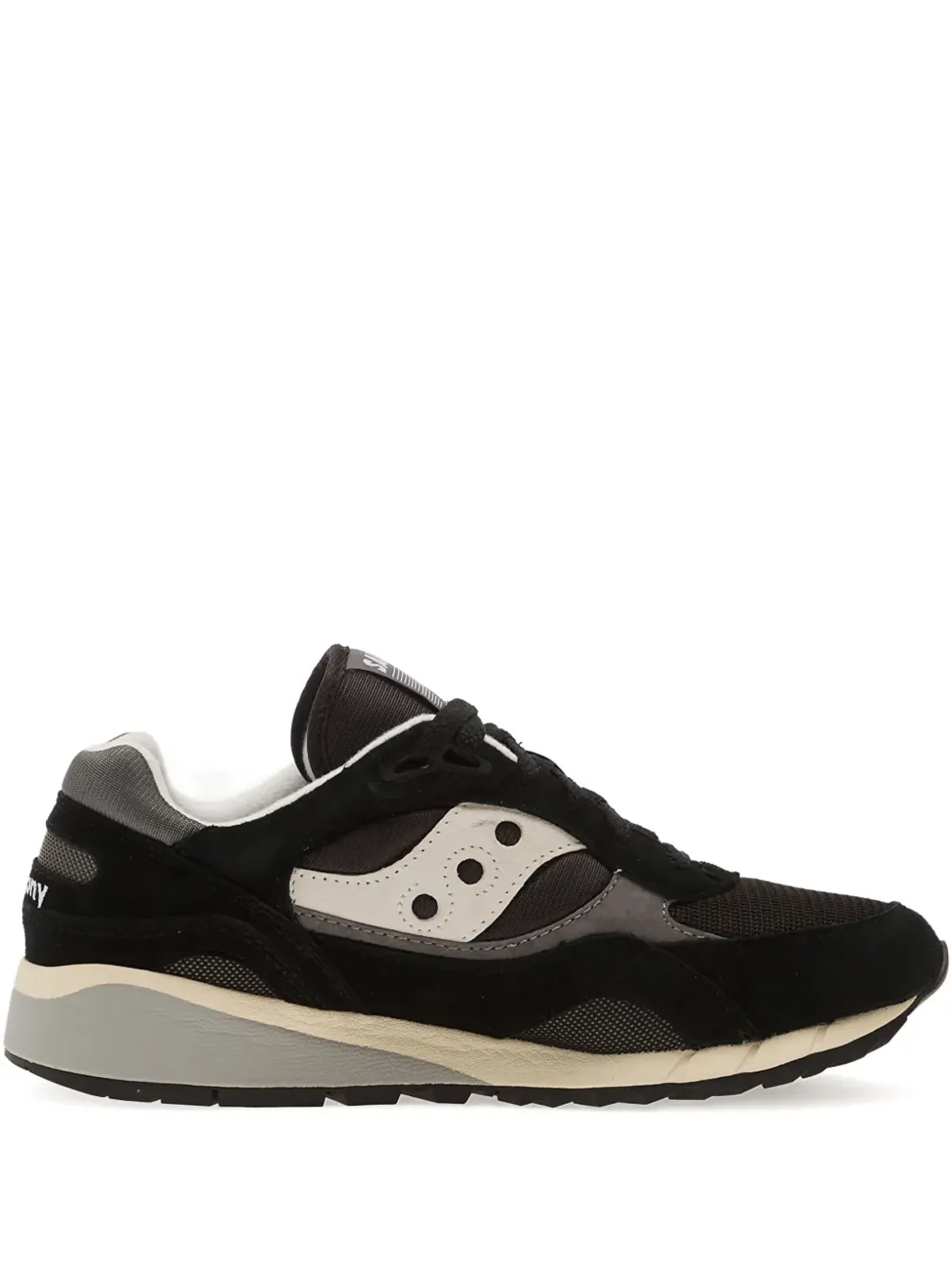 Saucony Shadow 6000 レースアップスニーカー ブラック - 画像1
