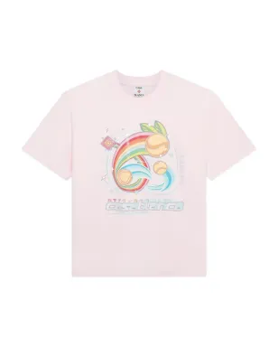 Casablanca 虹色テニスボールプリントTシャツ - サムネイル2