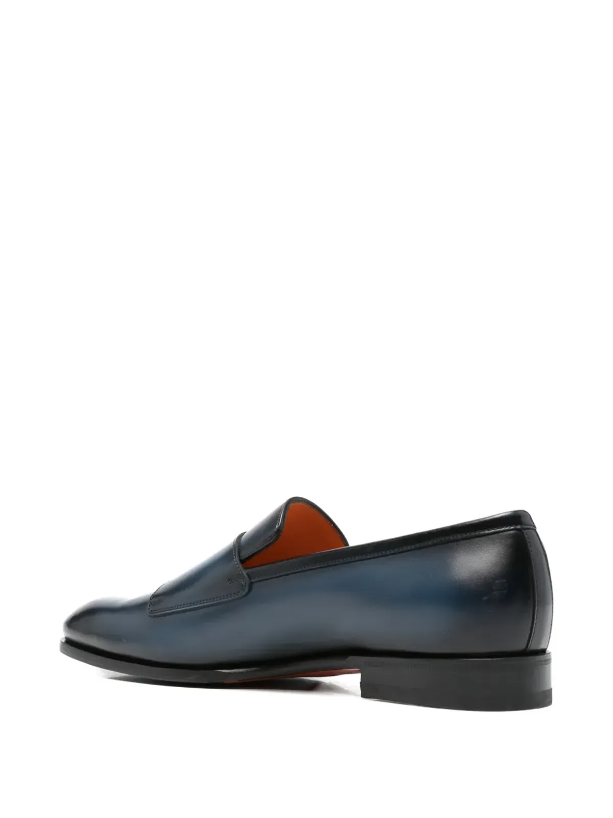 Santoni バックルストラップローファー - ブルー - 画像3
