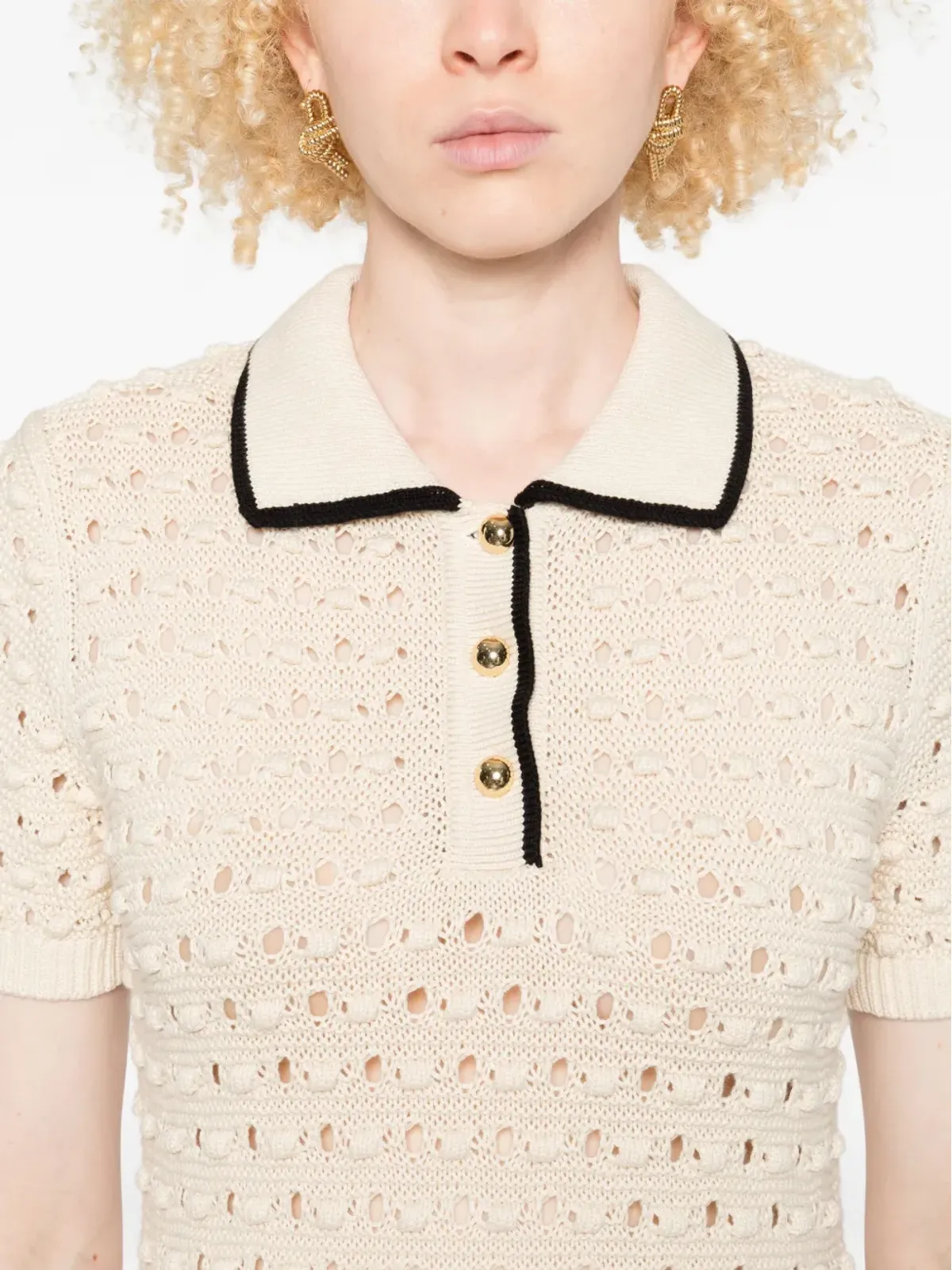 FRAME The Bauble open-knit mini dress - 画像5