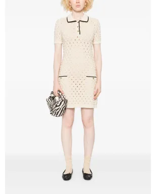 FRAME The Bauble open-knit mini dress - サムネイル2