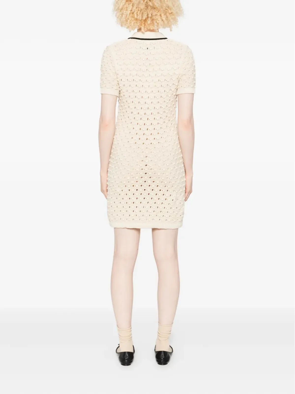 FRAME The Bauble open-knit mini dress - 画像4