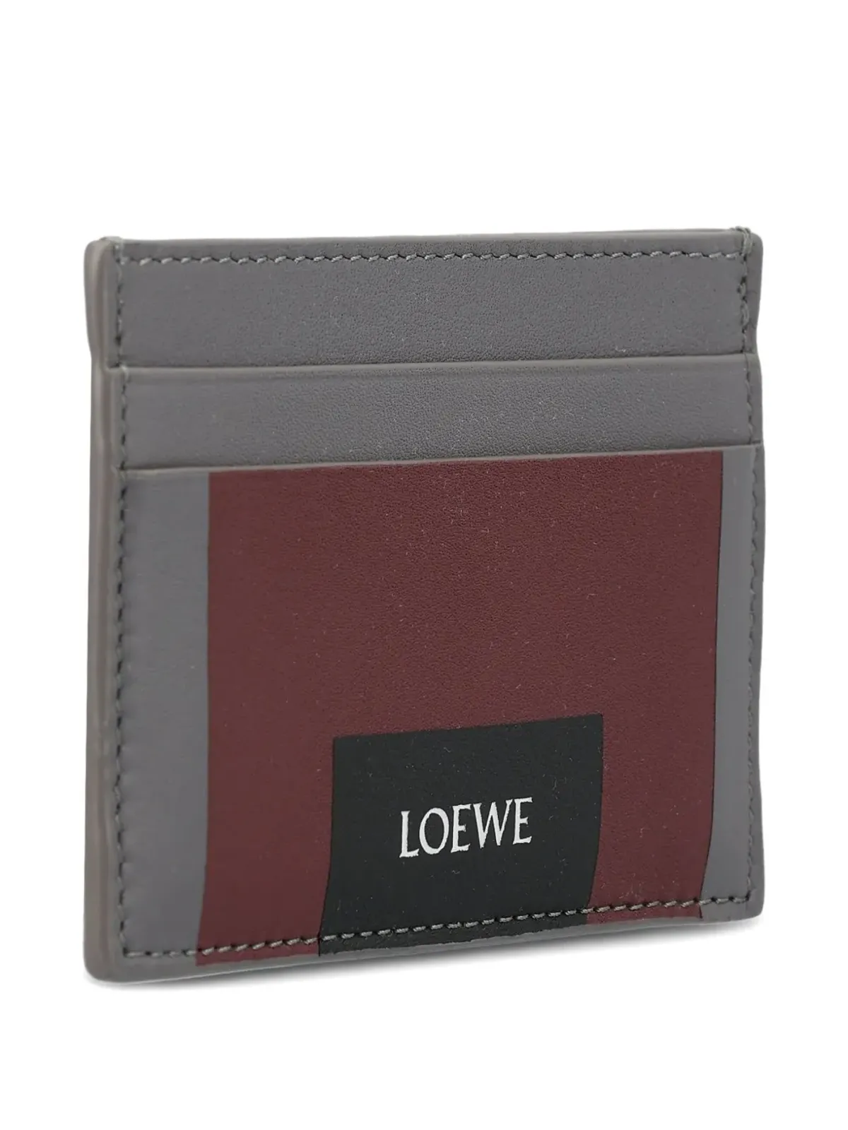 LOEWE カラー・ブロック レザー カードホルダー - 画像3