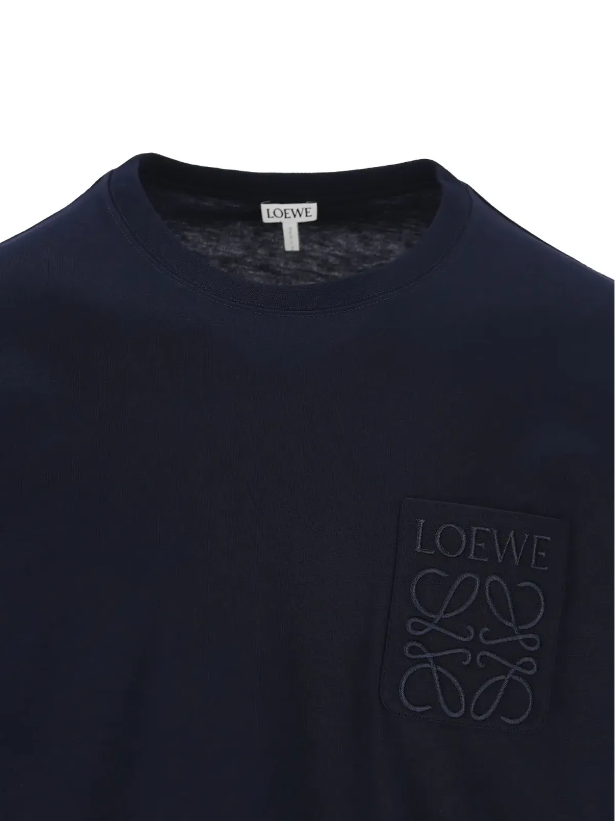 LOEWE ロゴ刺繍 Tシャツ - ブルー - 画像4