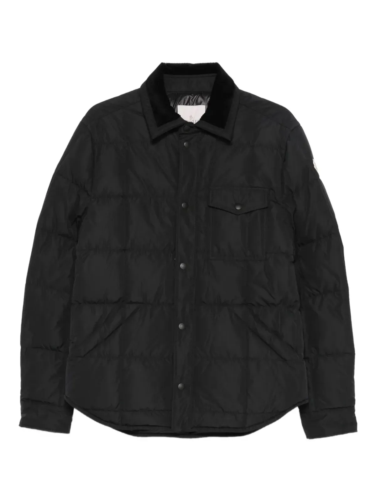 Moncler キルテッド コーデュロイ襟のジャケット - 画像1