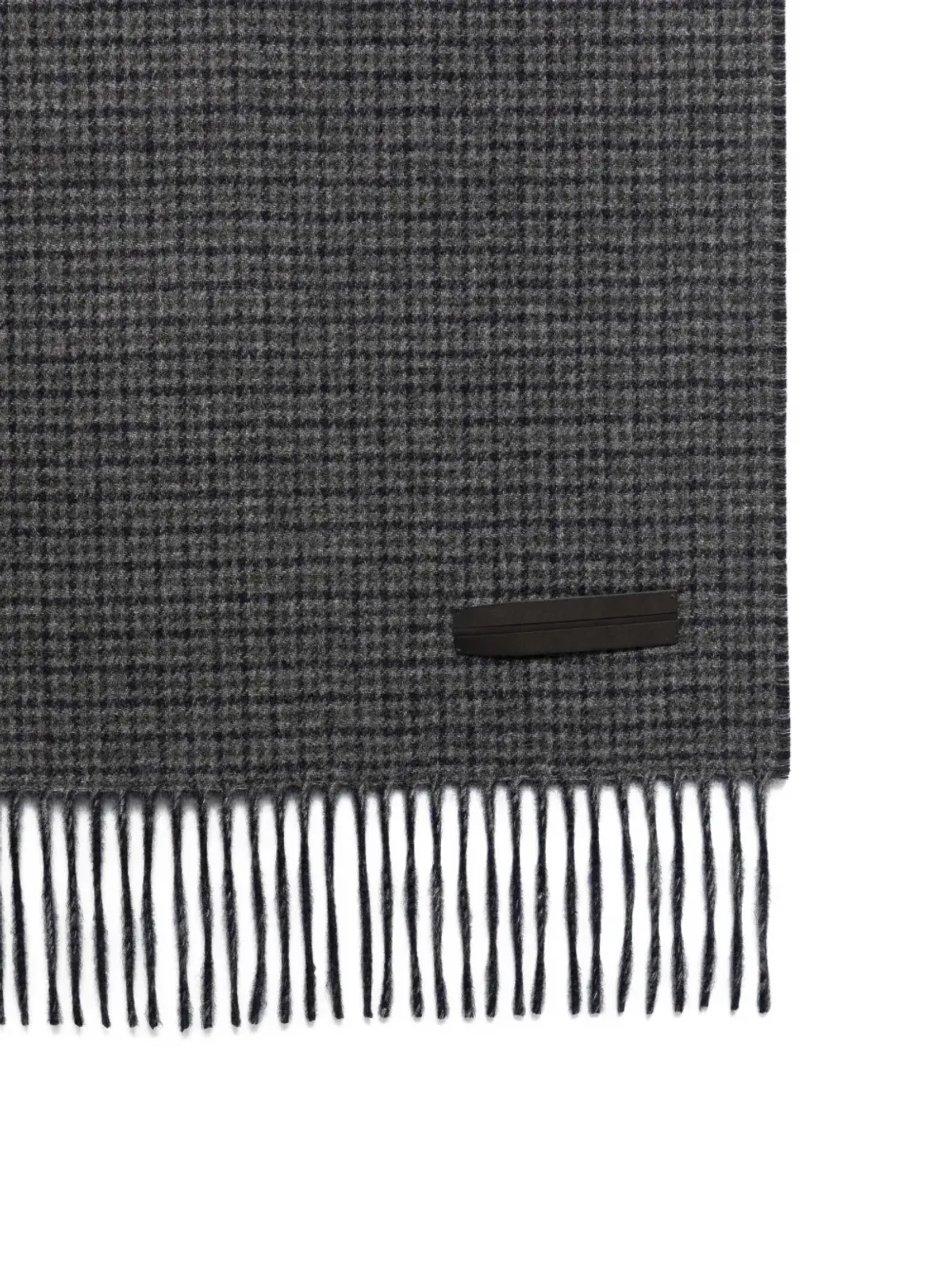 Zegna ファインチェック柄スカーフ - 画像2