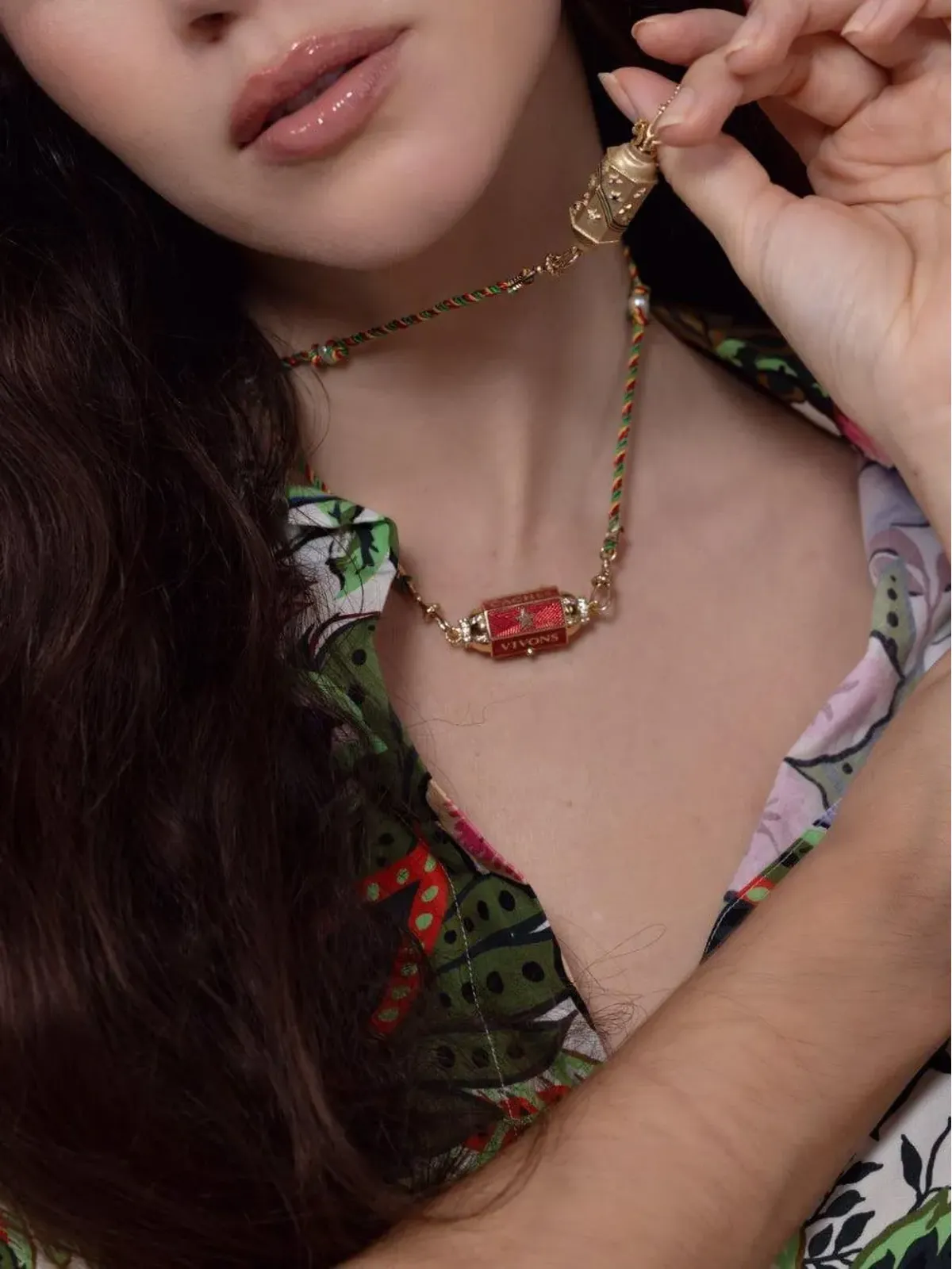 Marie Lichtenberg 14Kイエローゴールド マウリ・ラスタ ネックレス - 画像4