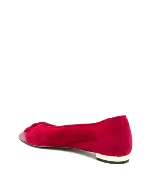 Aquazzura リボンディテールのキャップトゥフラット - サムネイル2