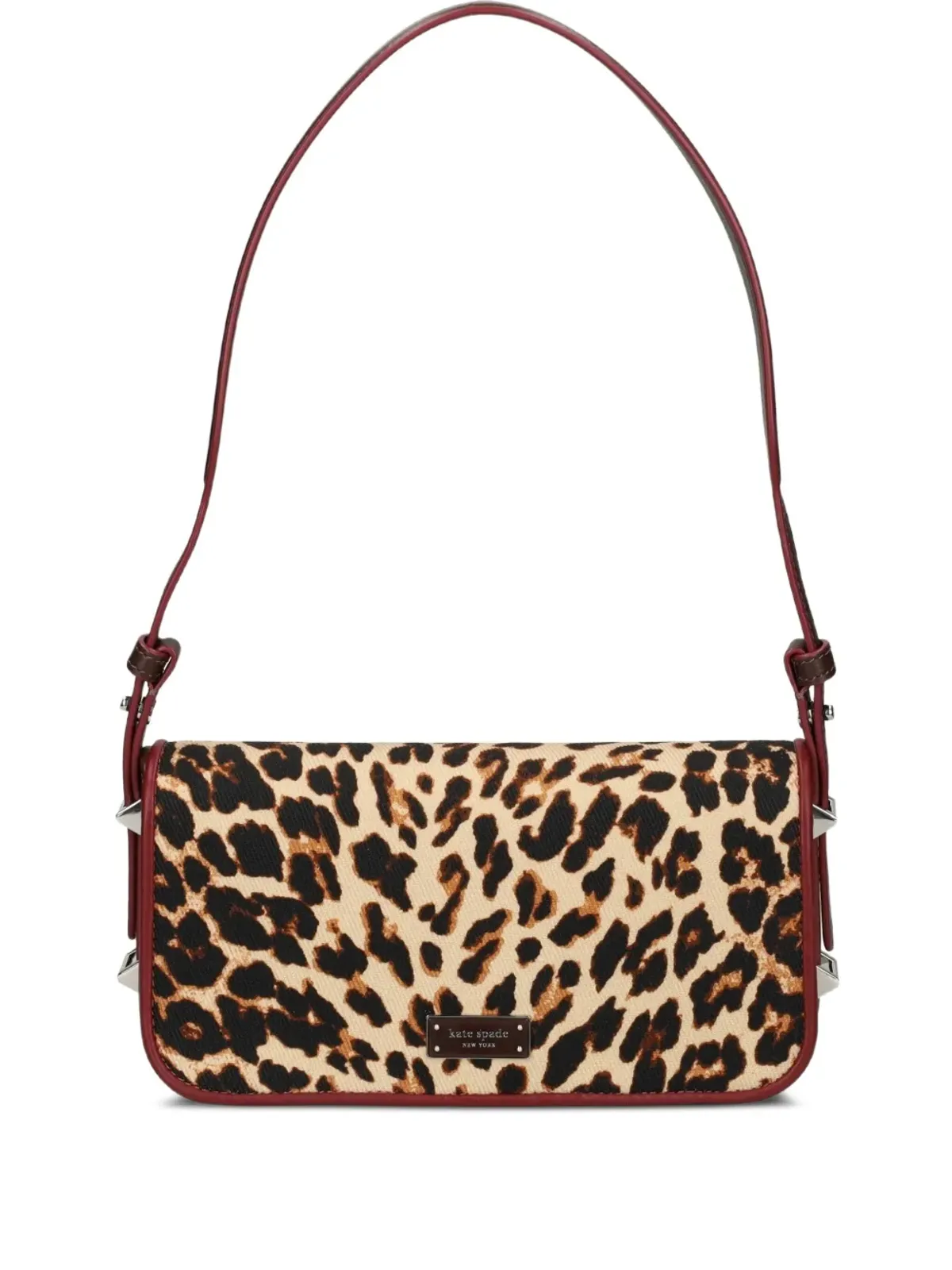 Kate Spade Liv Downtown レオパード柄 ショルダーバッグ - 画像1