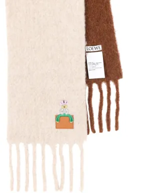 LOEWE 刺繍入りツートーンスカーフ - サムネイル2
