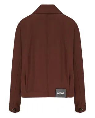 LOEWE バックルヘム ジップフロントジャケット - サムネイル2