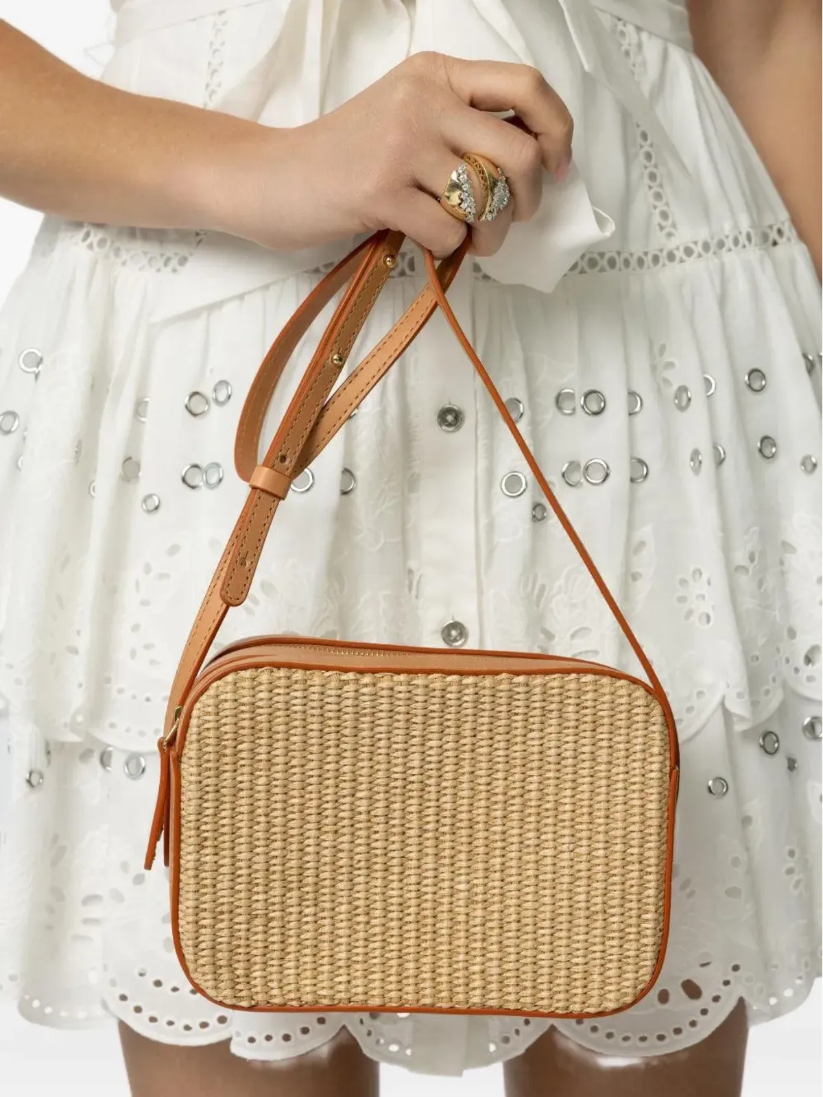Mansur Gavriel カメラバッグ（ウェーブンレザー） - 画像4