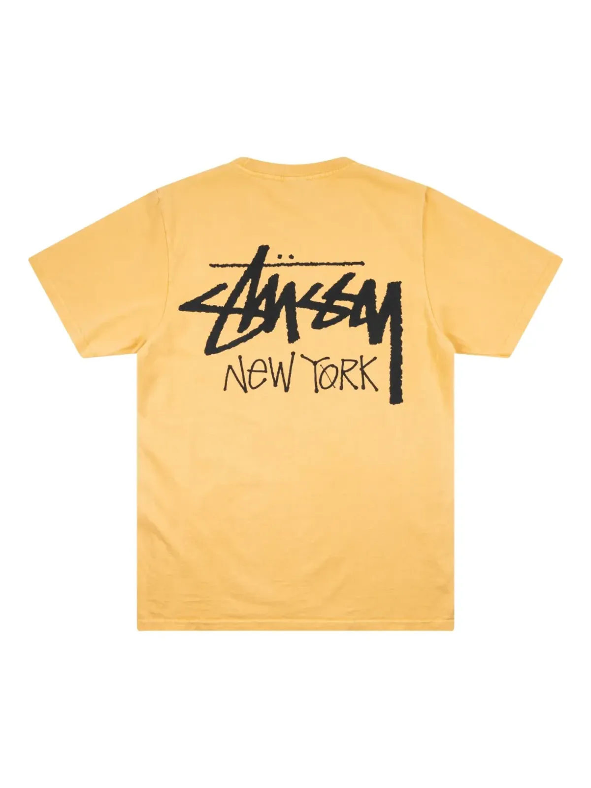 Stüssy ニューヨーク コットンTシャツ - イエロー - 画像2