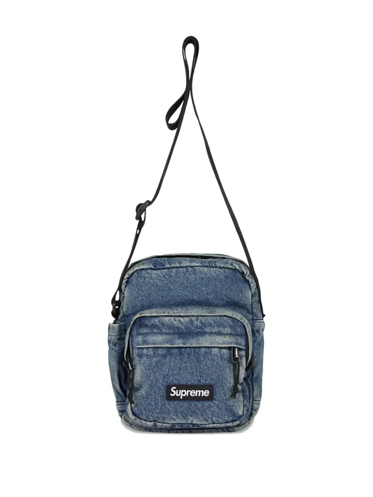 Supreme デニム インディゴブルー メッセンジャーバッグ - 画像3