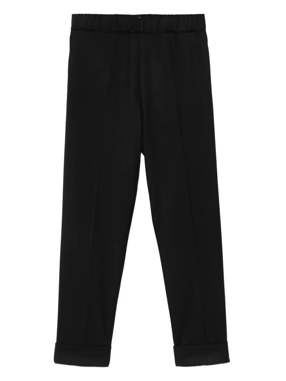 D.Exterior エラスティックウエストバンド付き・裾をカフにしたストレートパンツ - 画像1