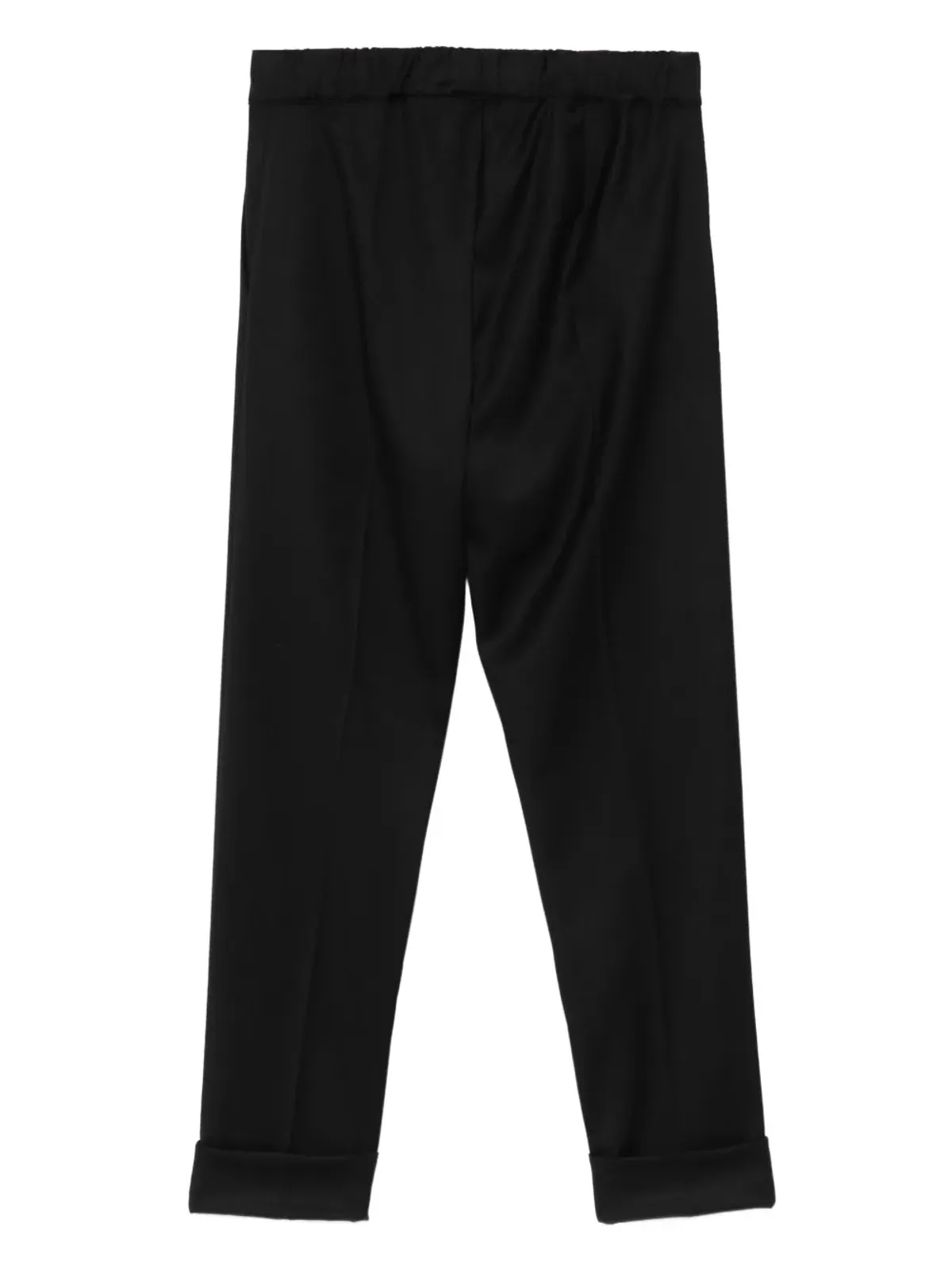 D.Exterior エラスティックウエストバンド付き・裾をカフにしたストレートパンツ - 画像2