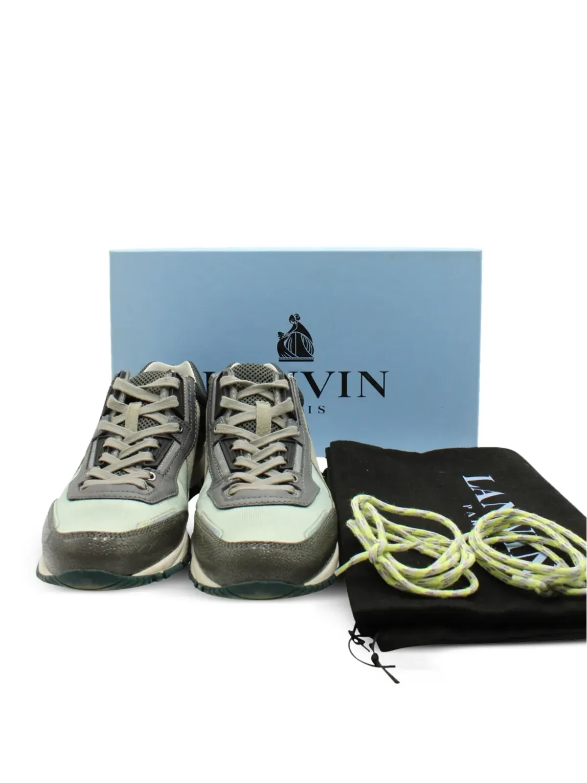 Lanvin Pre-Owned パネルドスニーカー - 画像4