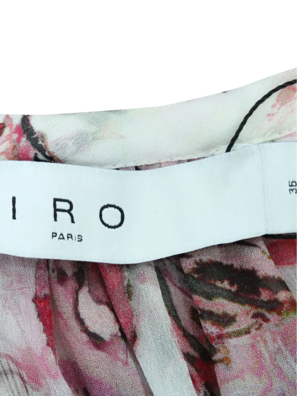 IRO 花柄プリント パフスリーブシャツ - 画像3