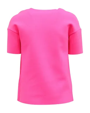 J Brand Auden scuba short-sleeve T-shirt - Pink - サムネイル2