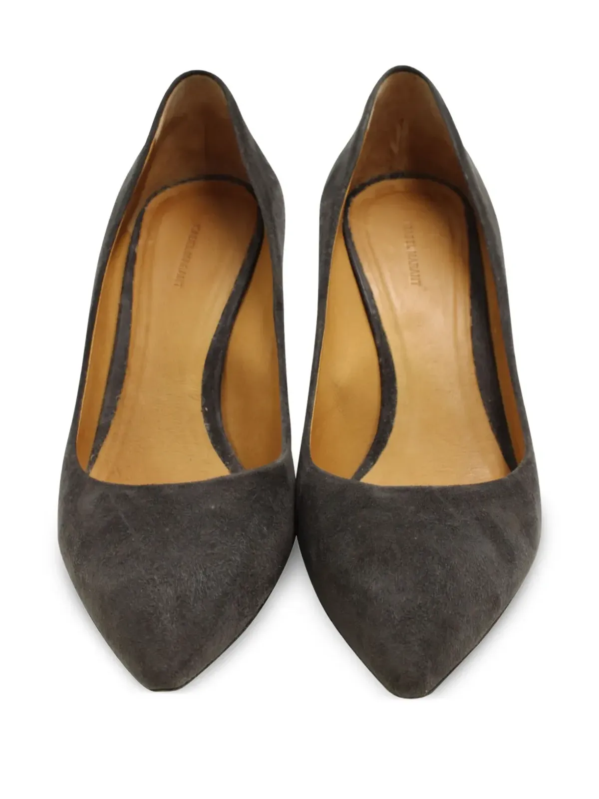 Isabel Marant Vintage ポインテッドトゥ スエードパンプス - グレー - 画像4