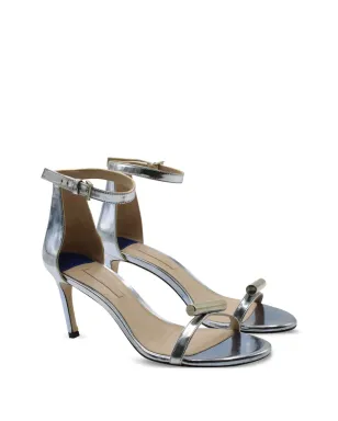 Stuart Weitzman メタリック仕上げレザーサンダル - サムネイル2