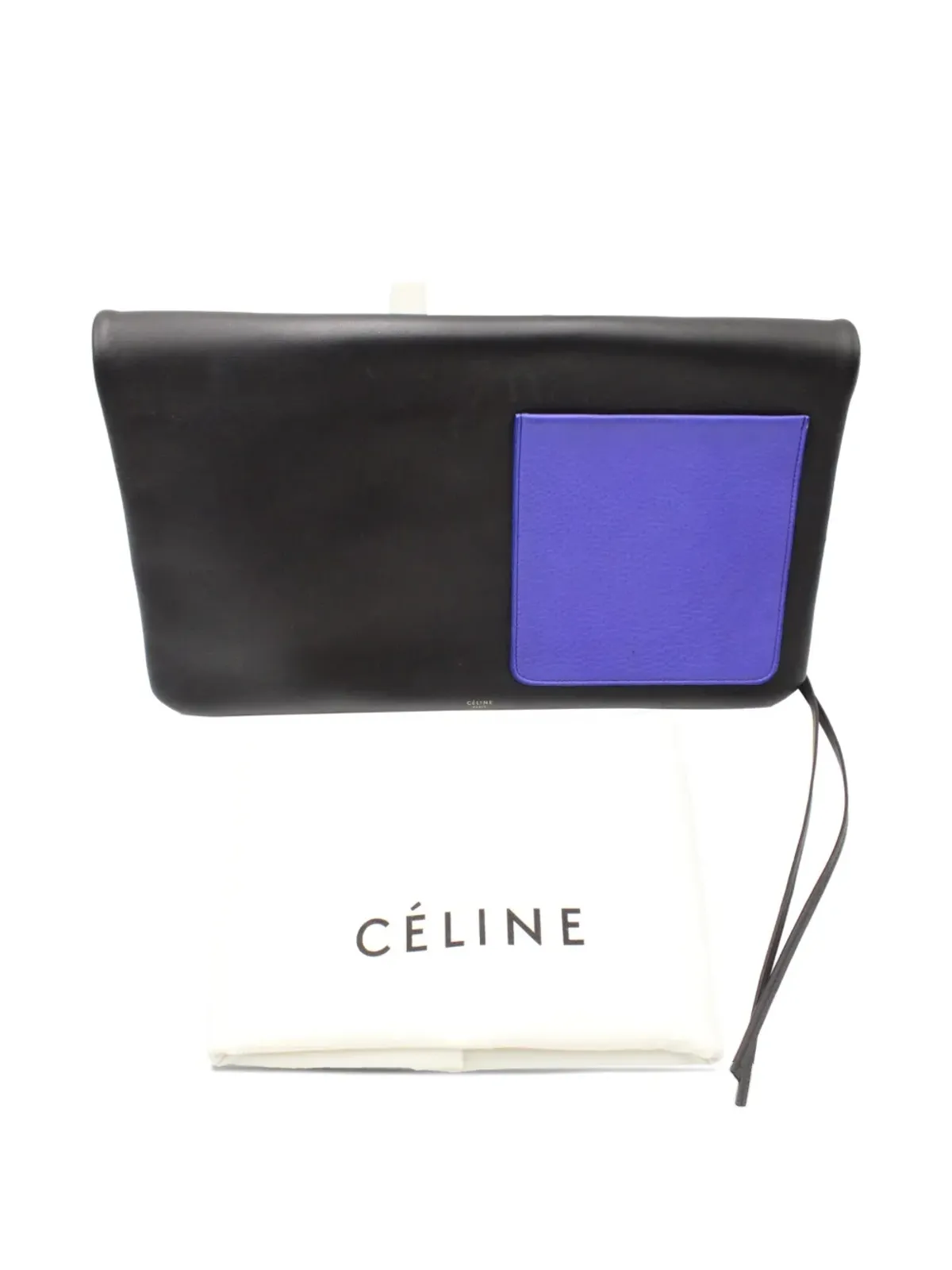 Celine Pre-Owned 折りたたみレザークラッチバッグ - 画像5